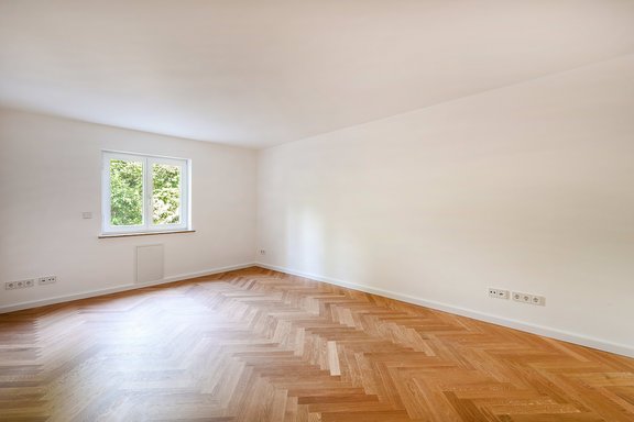 Schlafzimmer im Gartengeschoss