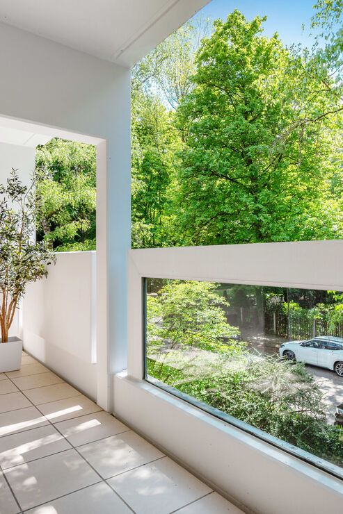 Überdachte Südwest-Loggia