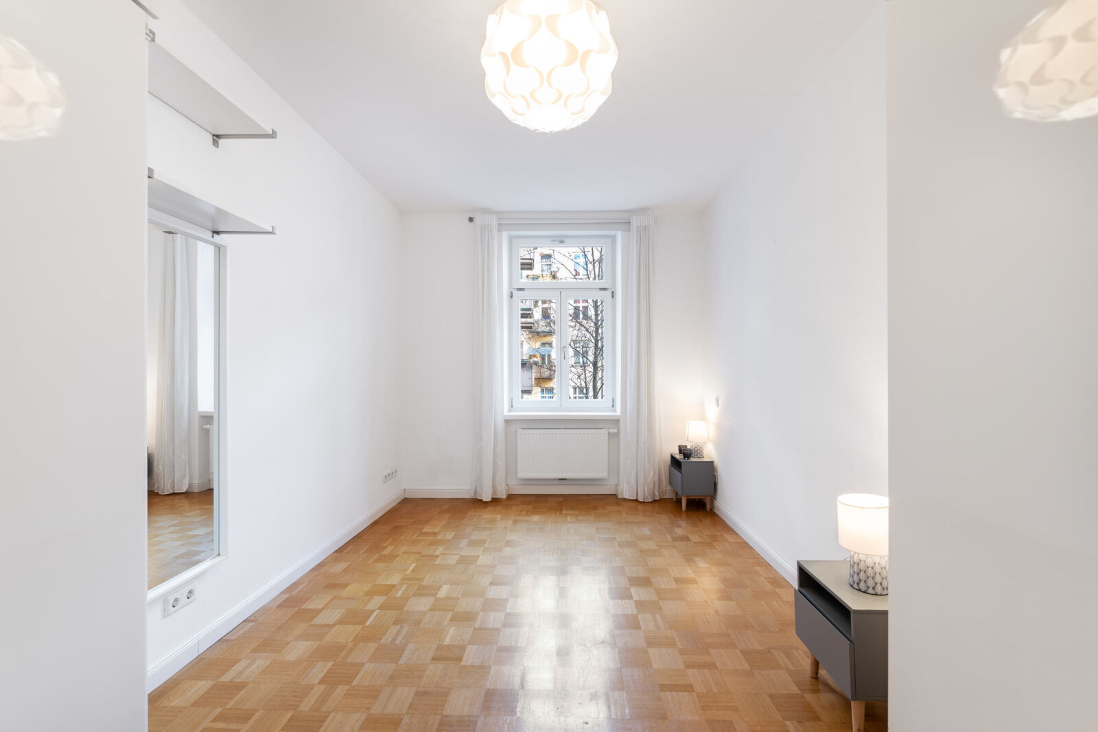 Ruhiges Schlafzimmer als privater Rückzugsort