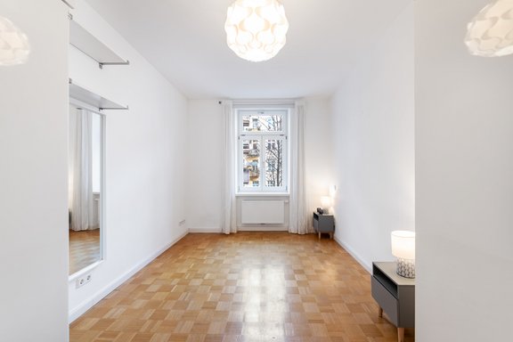 Ruhiges Schlafzimmer als privater Rückzugsort