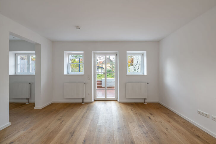 Esszimmer auf Gartenebene