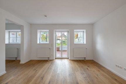 Esszimmer auf Gartenebene