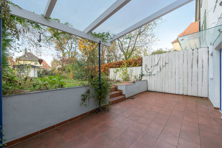 Geschützte Terrasse