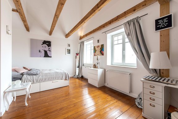 Schlafzimmer im Dachgeschoss