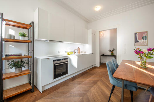 High-quality kitchen in a clear design