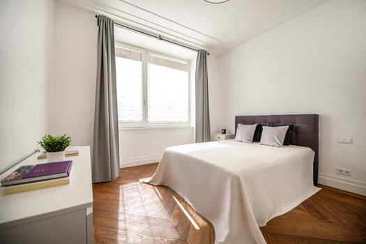 Bedroom with plenty of natural light