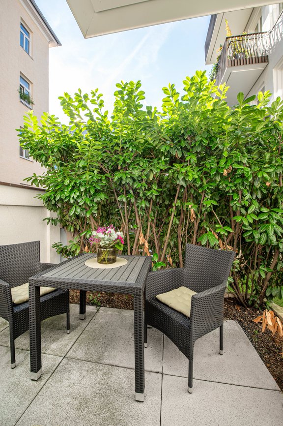 Privater Rückzugsort unter freiem Himmel