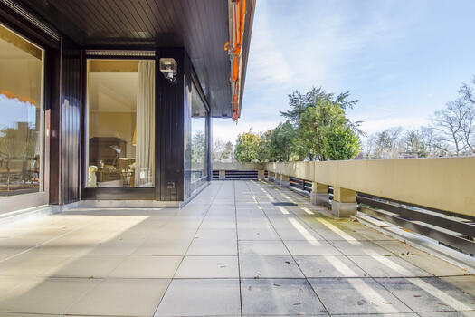 Uneinsehbare Dachterrasse
