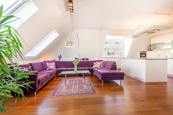 Offener Wohn- und Essbereich