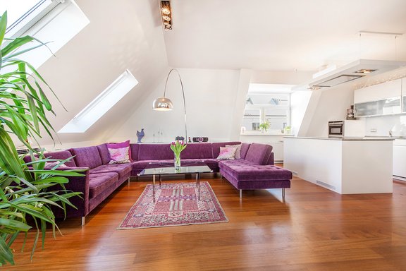 Wohn-/Essbereich mit offener Küche