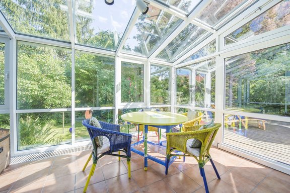 Charming winter garden