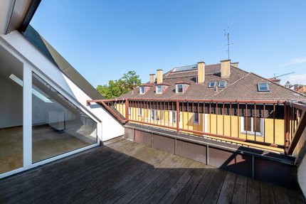 Sonnige Dachterrasse