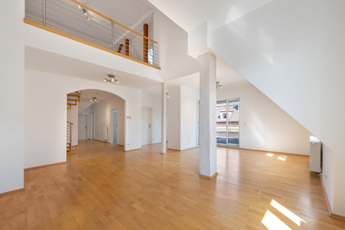 Representative living and dining area