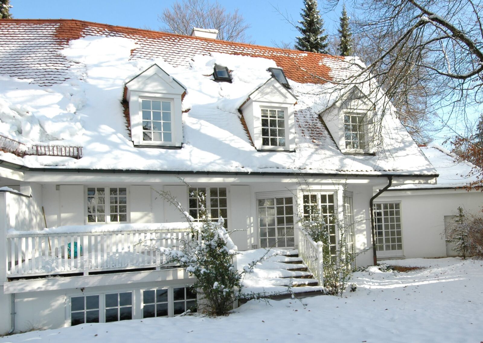 Haus im Winter