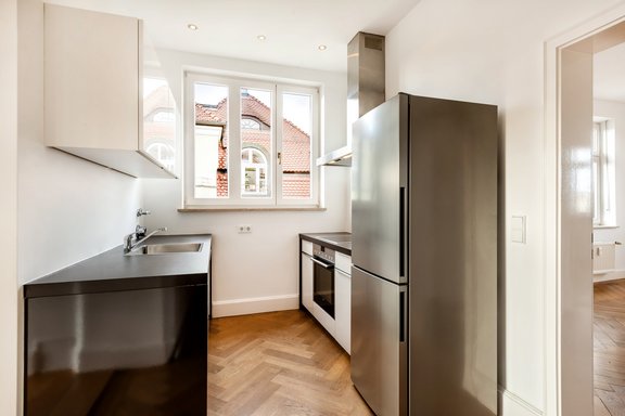 Modern fitted kitchen