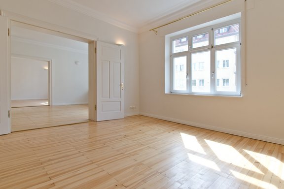 Blick durch die drei Zimmer