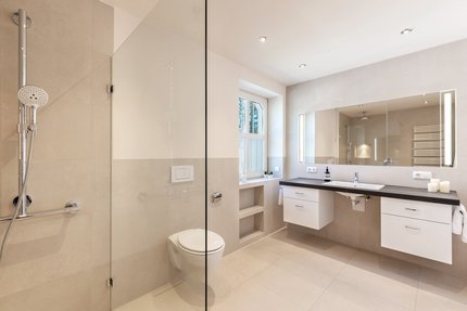 Modernised shower room