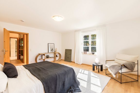 Schlafzimmer mit Ankleide