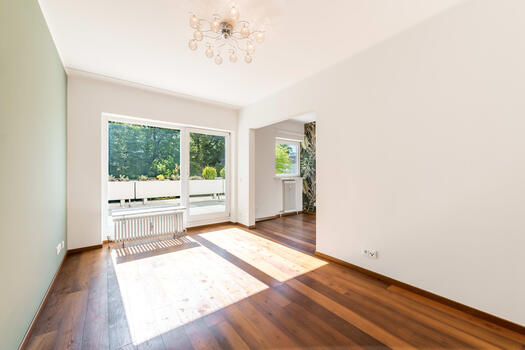 Schlafzimmer mit Morgensonne