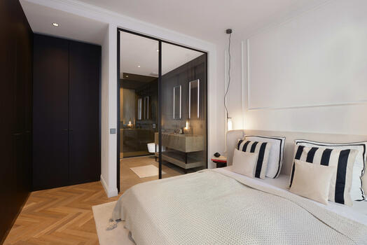 Master suite with bathroom