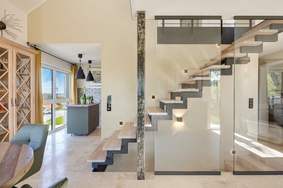 Treppe als Design-Statement