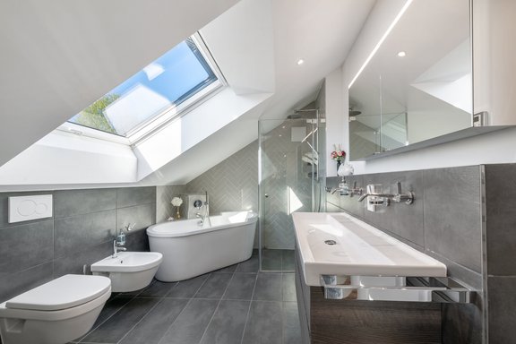 Stylisches Masterbad