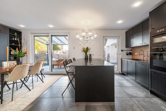 Offener Koch-/ Essbereich