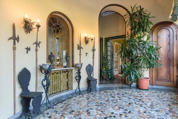 Antiker Mosaikboden im Atrium