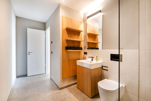 Spacious shower room