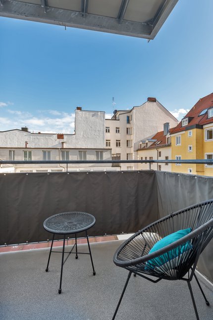 Balkon mit Ostausrichtung