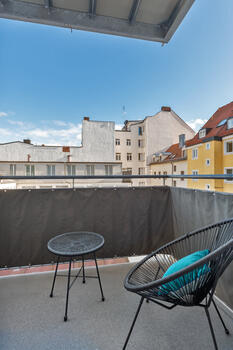 Balkon mit Ostausrichtung