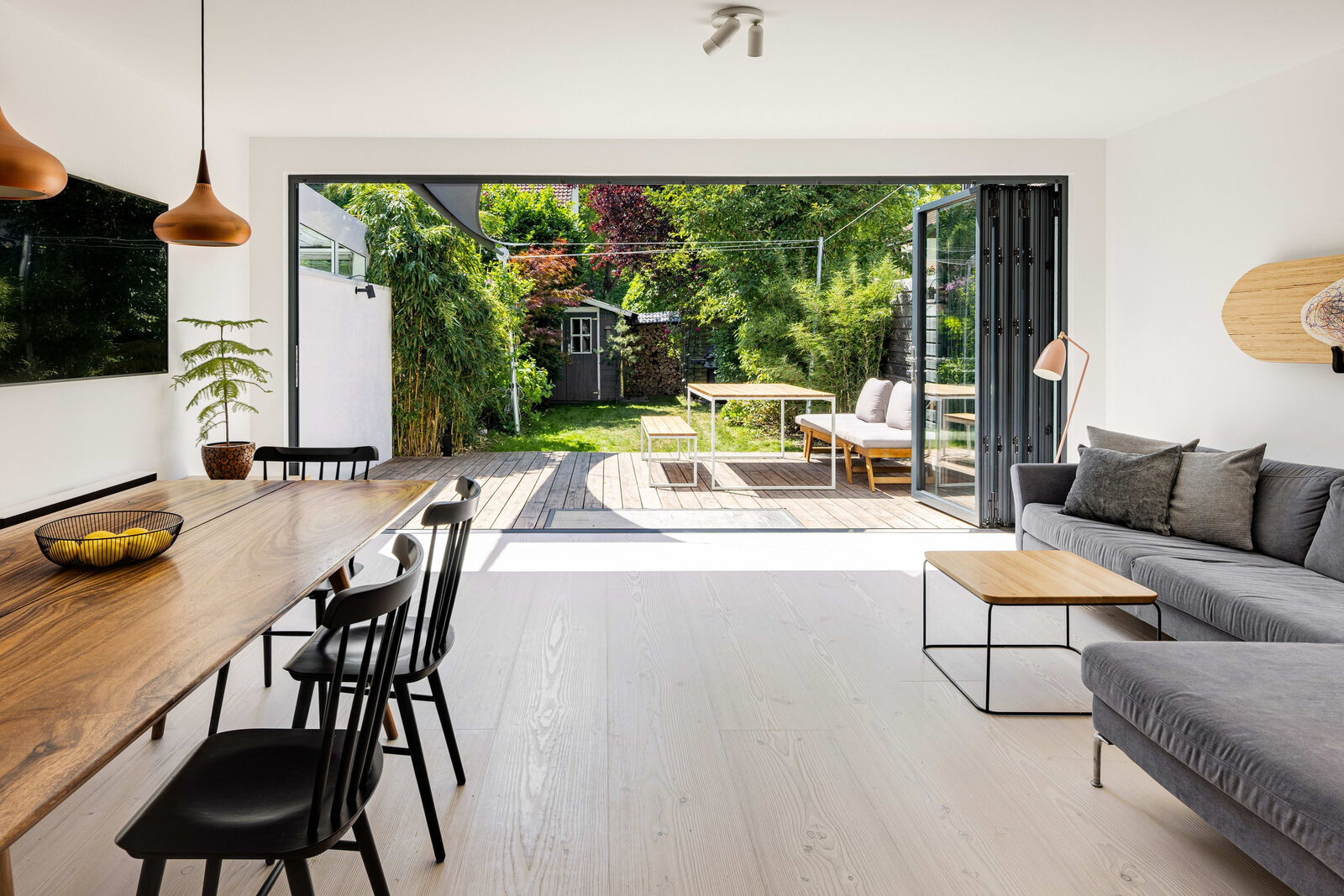 Offenes Wohnen im Scandi Style