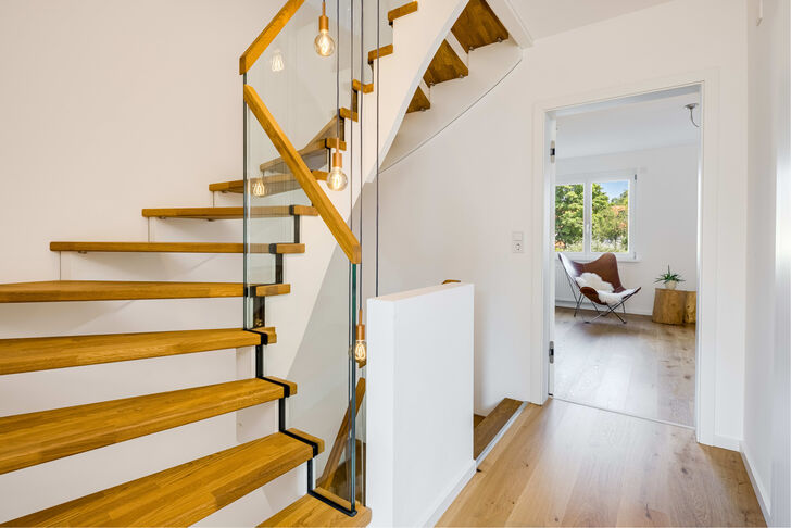 Filigran gestaltete Treppe