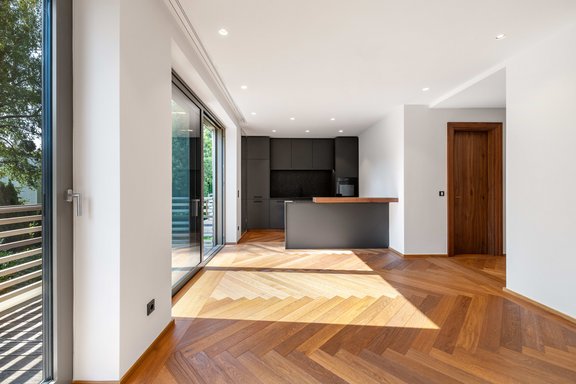 Offen gestaltete Küche