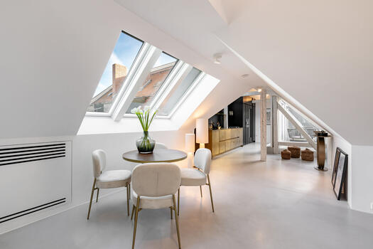 Above the roofs of Schwabing