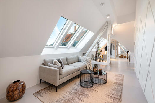 Above the roofs of Schwabing