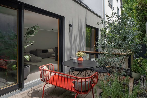 Terrasse mit Südwest-Ausrichtung