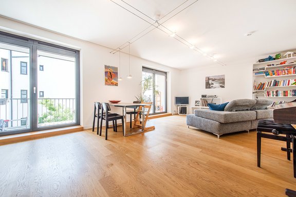 Living and dining area