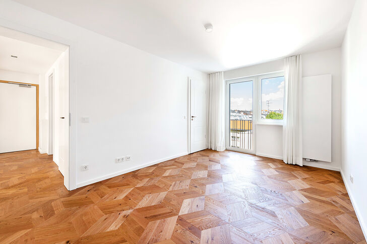 Schlafzimmer mit Bad en suite
