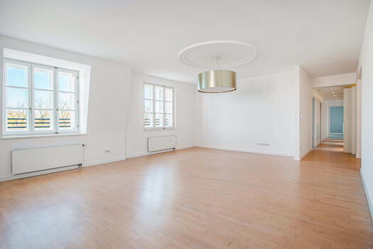 Spacious dining/living area