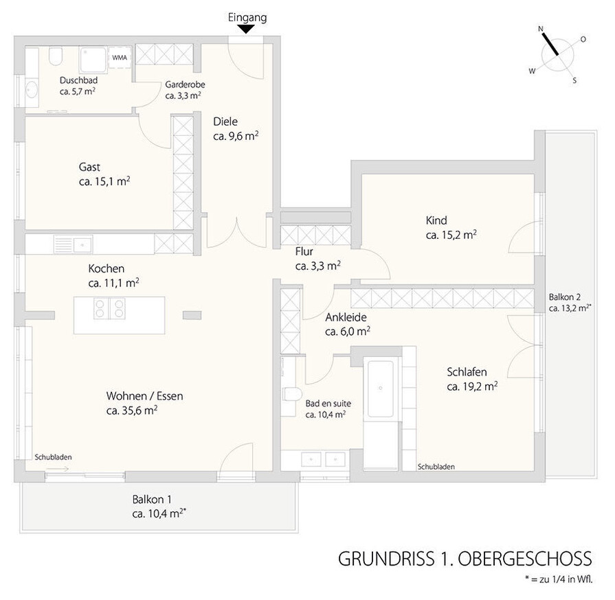 Grundriss 1OG