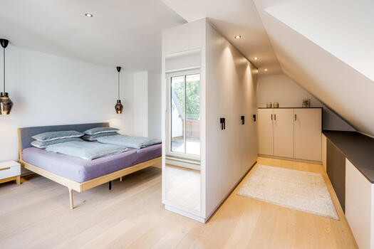 Bedroom with dressing room