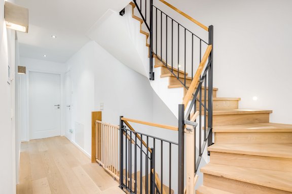 Komfortables Treppenhaus