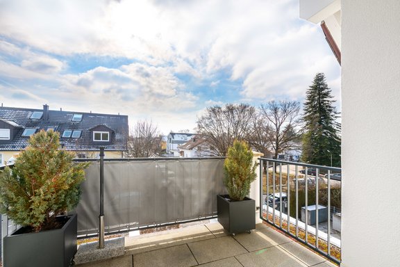 Süd-Loggia mit Aussicht