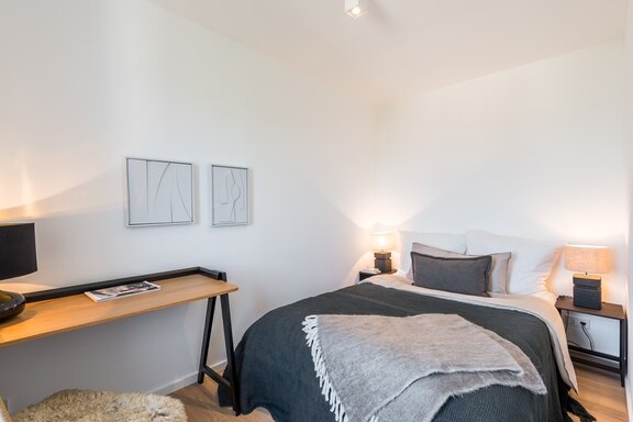 Freundliches Schlafzimmer