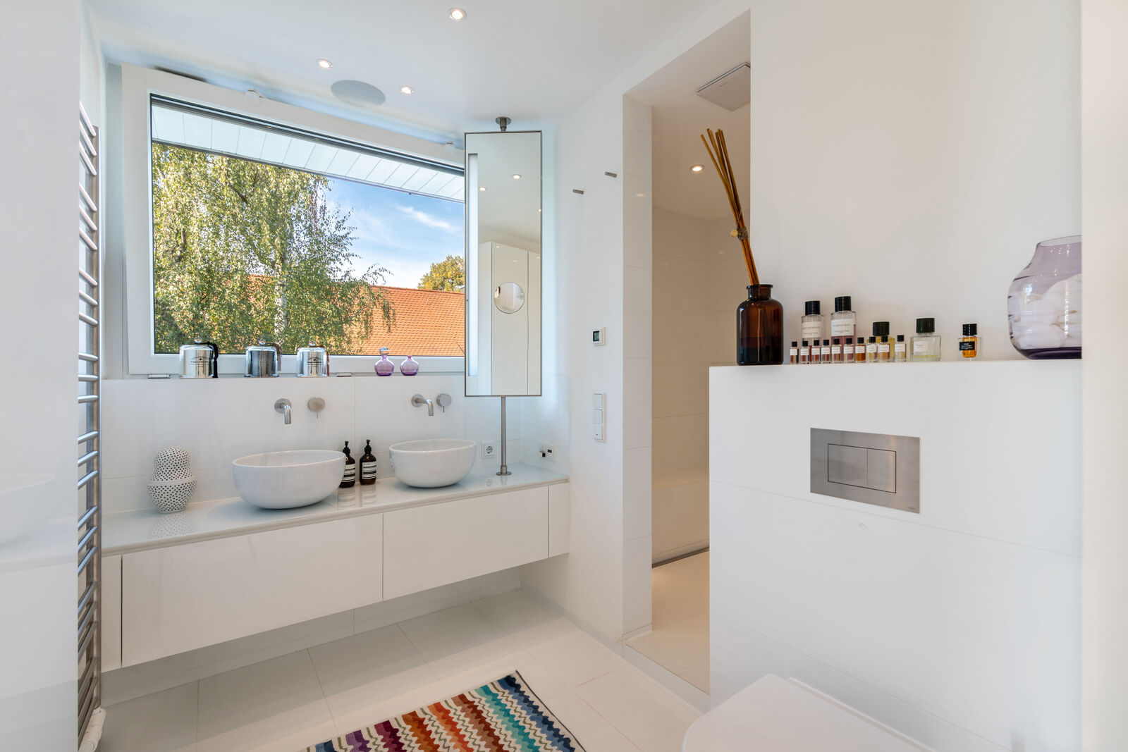 Masterbad mit Walk-in-Dusche