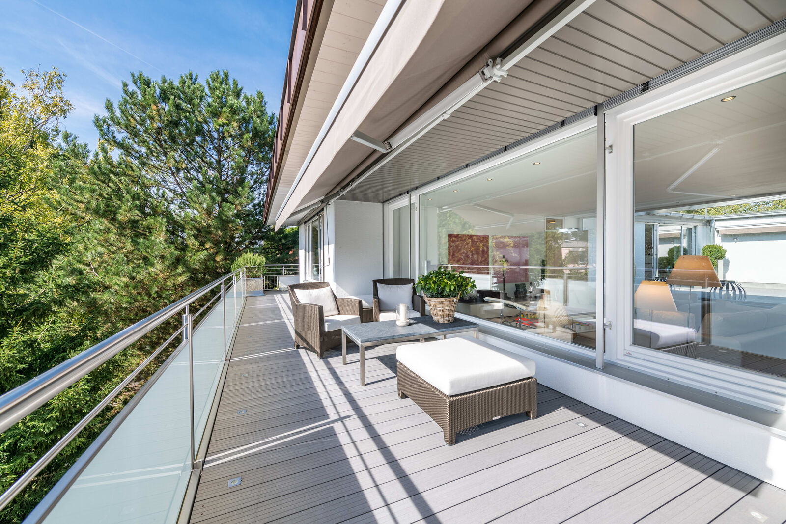 Herrlicher Terrassenbereich