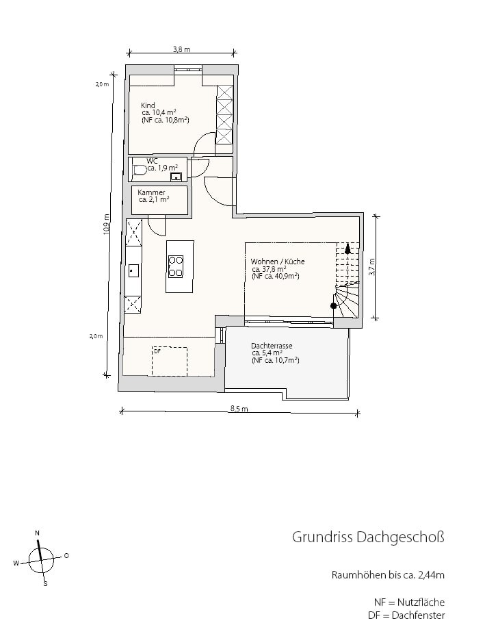 Grundriss DG