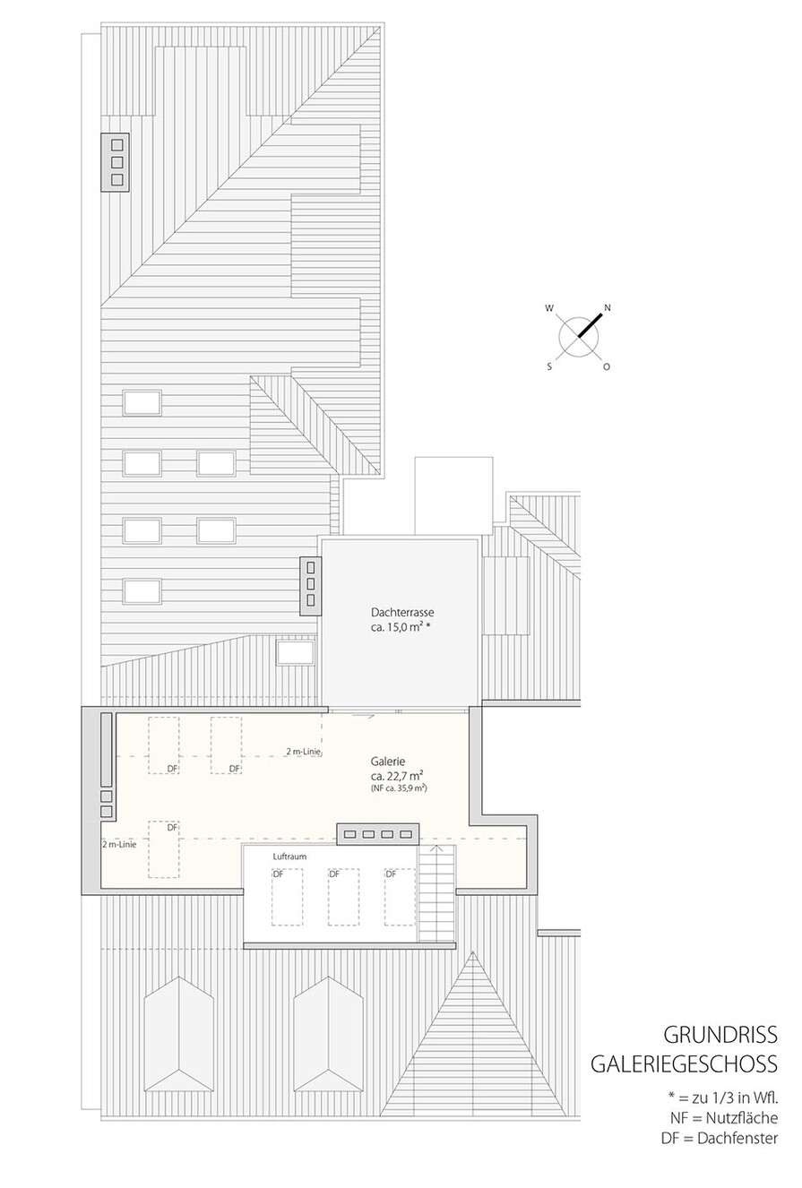 Grundriss Galleriegeschoss