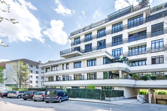 Außenansicht der Wohnanlage